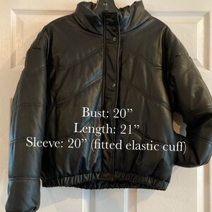 Ci Sono Black Puffer Jacket
